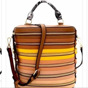 Sunset Zippty Handbag